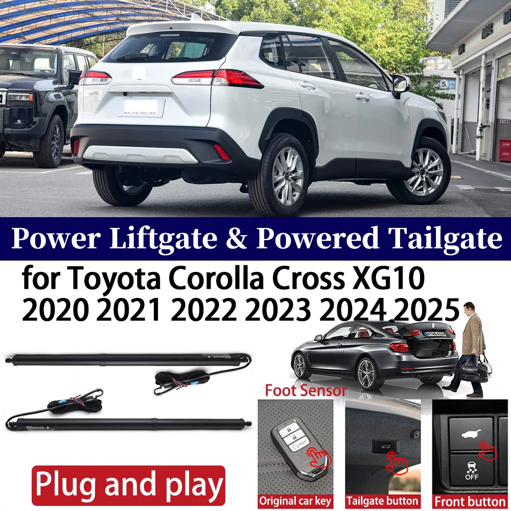 for Toyota Corolla Cross XG10 2020 2021 2022 2023 2024 2025 Car Power Liftgate Automatic One-Click Powered Tailgate Strut opener