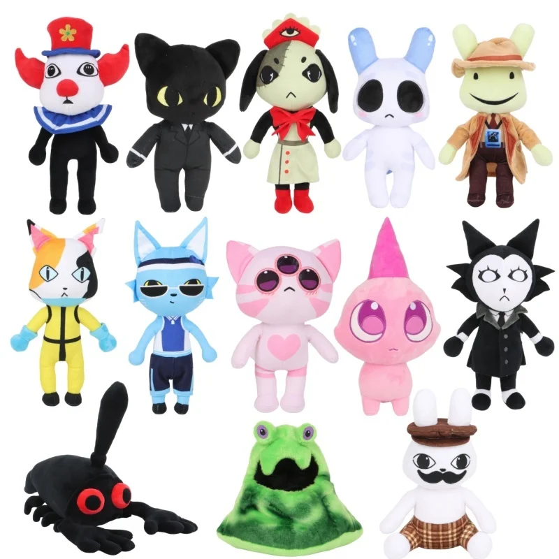 Image of Neues Spiel Tierklinik Plüschtier Anime Horror Tierklinik Anomalie Katze Hund Pinguin Hase Plüschfigur Fans Sammlerstück Geschenk
