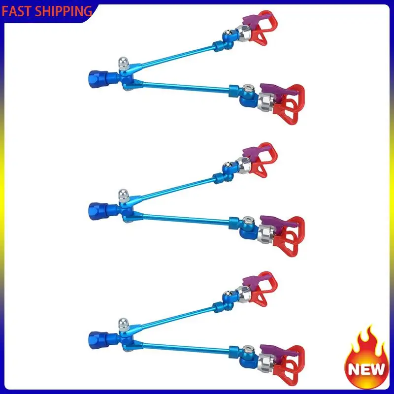 

Especial 3X Airless Paint Spray Extension Pole Double 517 Nozzle Head Painting For Sprayer Guard Powerful Spraying Tool
