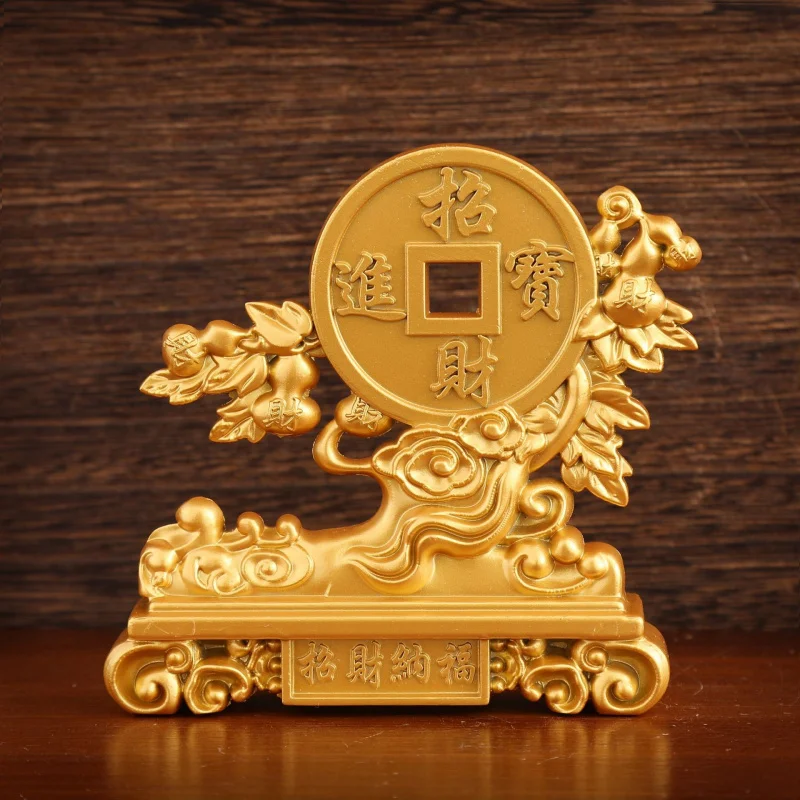 Office Alloy Ornament Home Living Room Decoration Ruyi Kirin Prosperous City God Bull Get Rich Quickly