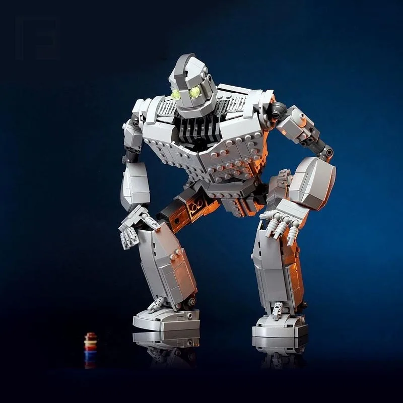 

16cm The Iron Giant MOC Fantasy Soldier Assemble Armor Robot Warriorals Action Figure Fighting Building Blocks Toys For Kids Toy