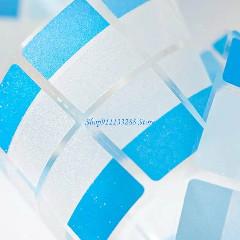 G88D Glittering Colored Label Writable PET Page Marker Adhesive Notes for Office