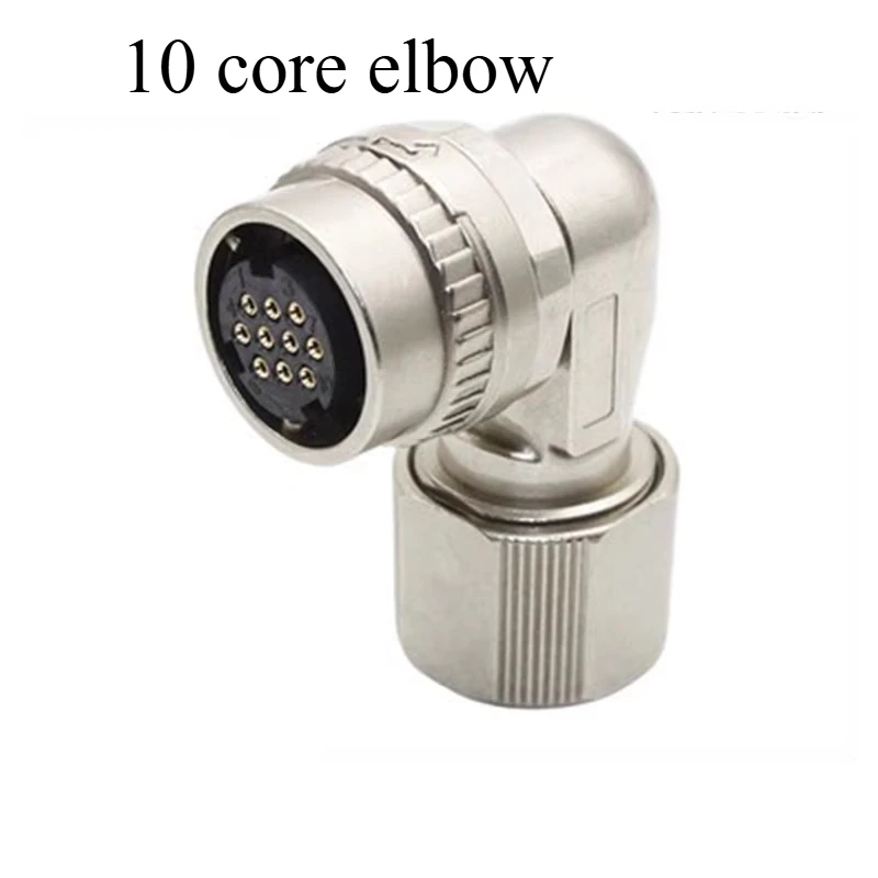 Suitable for Servo Motor Encoder Plug SM10S Brake Connector, MR BKCNS1 2-hole 10 Core DDK
