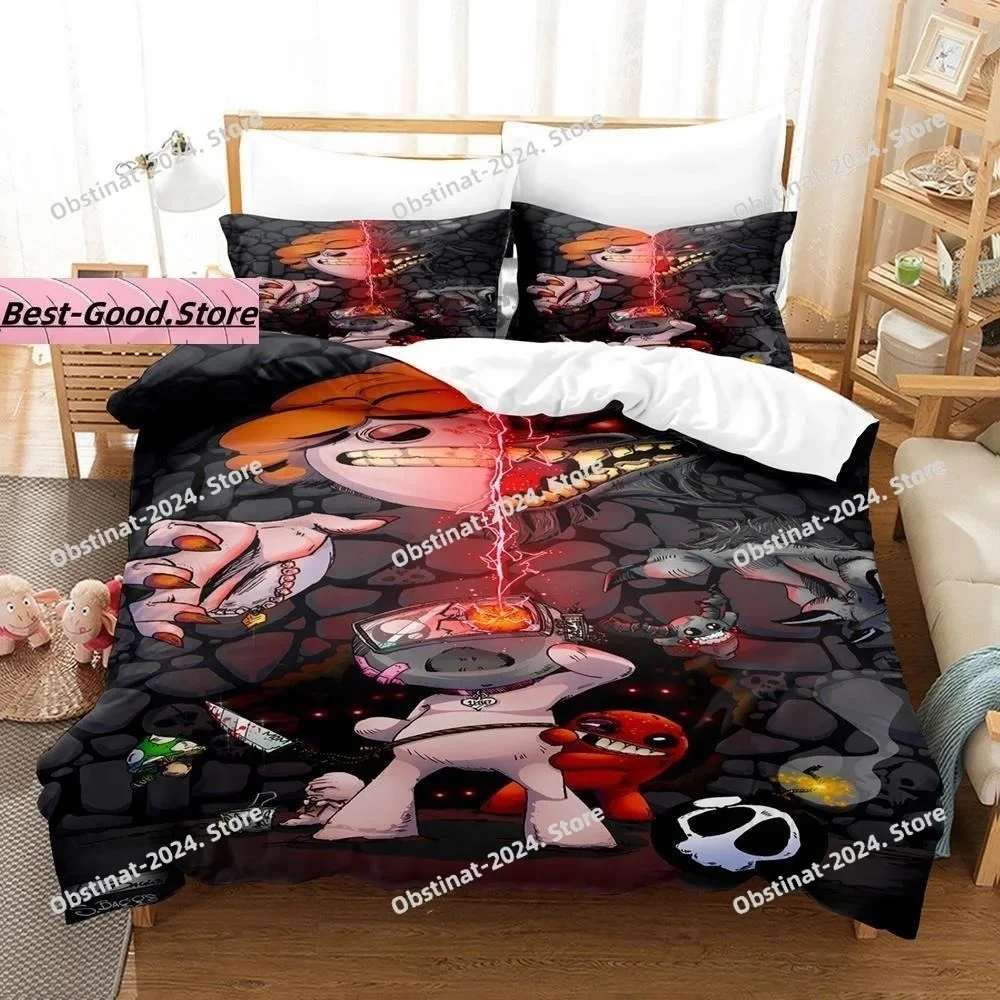 

2025 The Binding of isaac Bedding Set Printed Bed Set With Pillowcase Bed Duvet Cover Soft Single Double Queen Super King Size