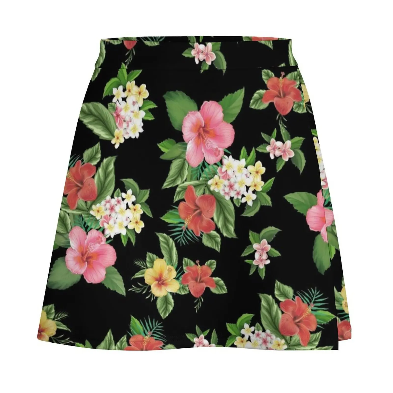 Hawaiian Shirt Reversed Floral Print Made In Hawaii Mini Skirt clothes luxury women's skirt Mini Skirt