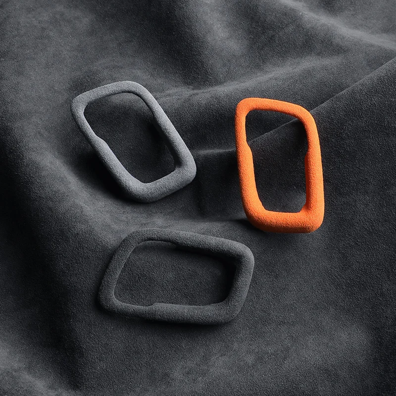 Suitable for 2024 2025 ZEEKR 001 steering wheel button guard frame suede interior modification