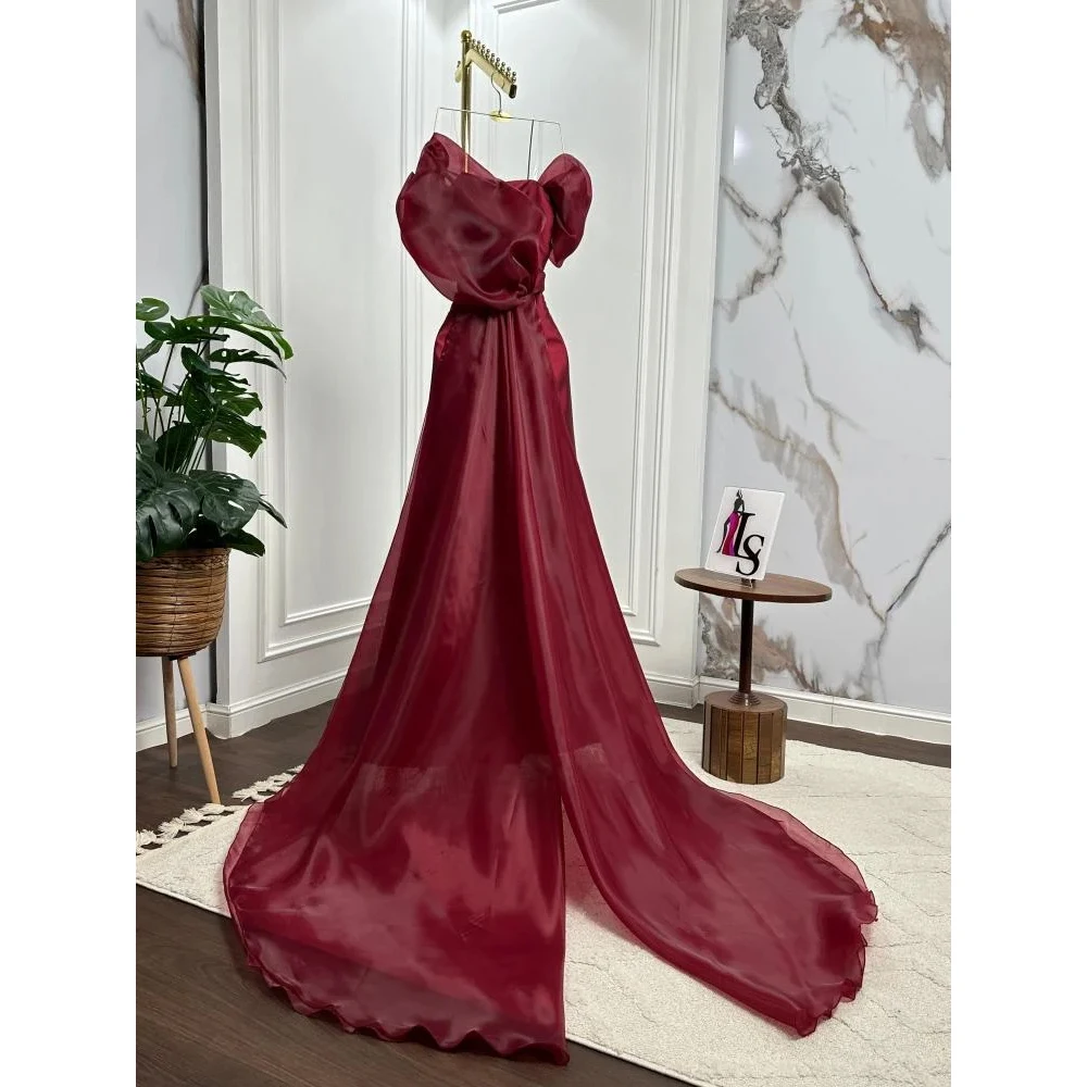 Elegantes schulterfreies Spitzen-Meerjungfrau-Abendkleid mit Blumenperlen für Frauen 2025, langes formelles Abschlussball-Hochzeitskleid, individuell gestaltet