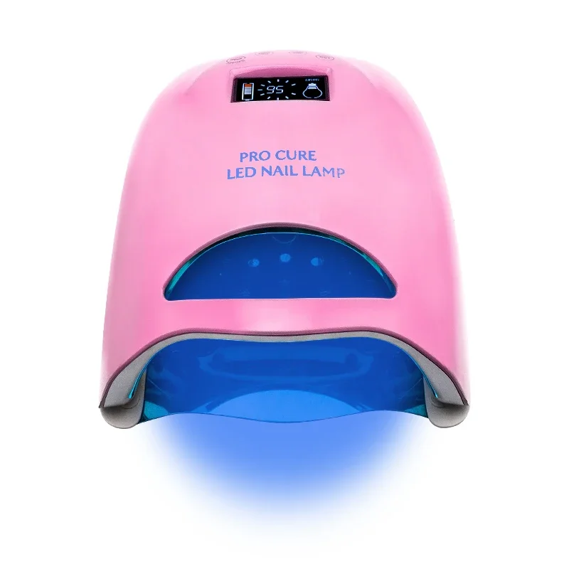 

Hot Sale Pink Nail Dryer Light 48W Rechargeable UV LED Lamp Cordless Nail Supplies Professional Nail Gel Polish Dryer