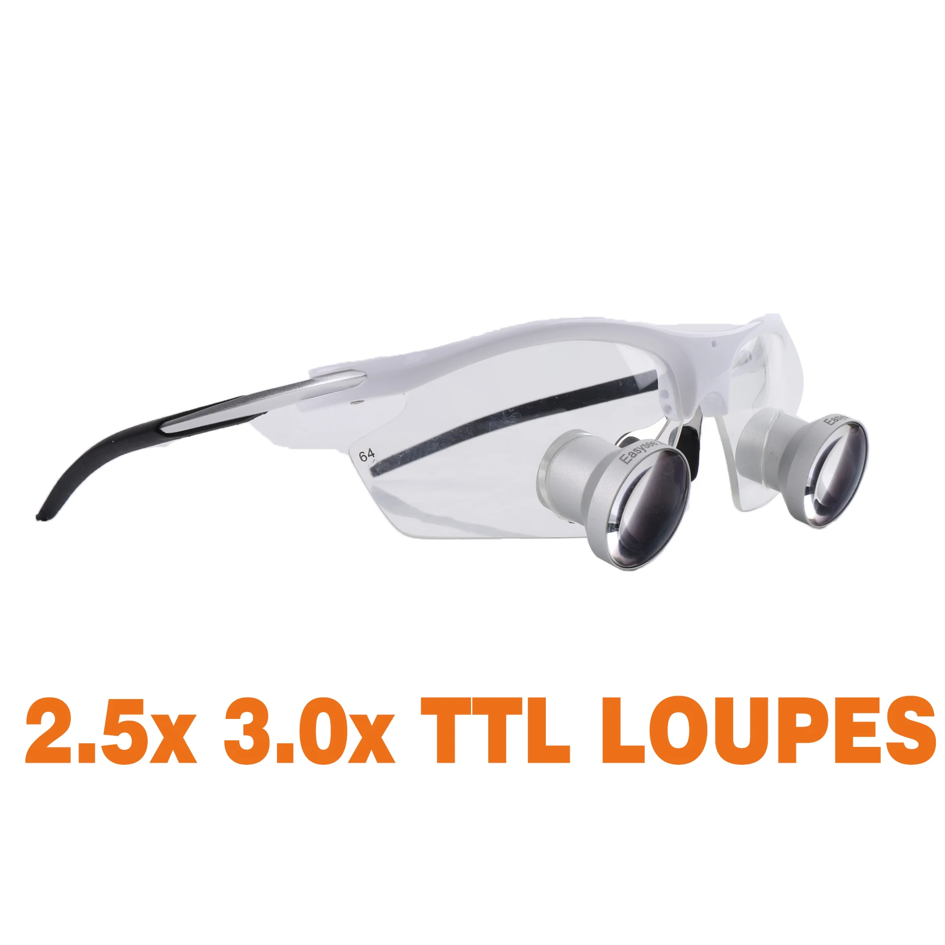 2.5X  TTL Dental Loupes Embedded Optional Pupil Distance Customized Dentistry Surgery Glass Medical Magnifier