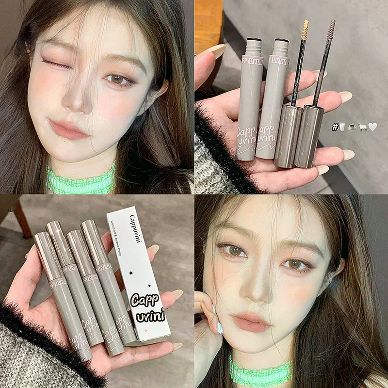 صبغة حواجب طبيعية من كابوفيني مقاومة للماء طويلة الأمد جل حواجب بني ملون ماسكارا للحواجب كريم معزز للحواجب مستحضرات تجميل