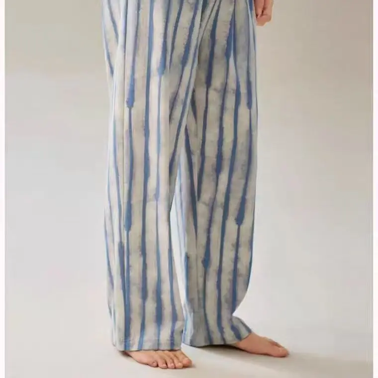 Pantaloni pigiama nuovo stile da uomo, pantaloni lunghi per l'autunno e l'inverno 2025, versatili per la casa, vestibilità ampia casual, taglia grande, possono essere indossati all'esterno