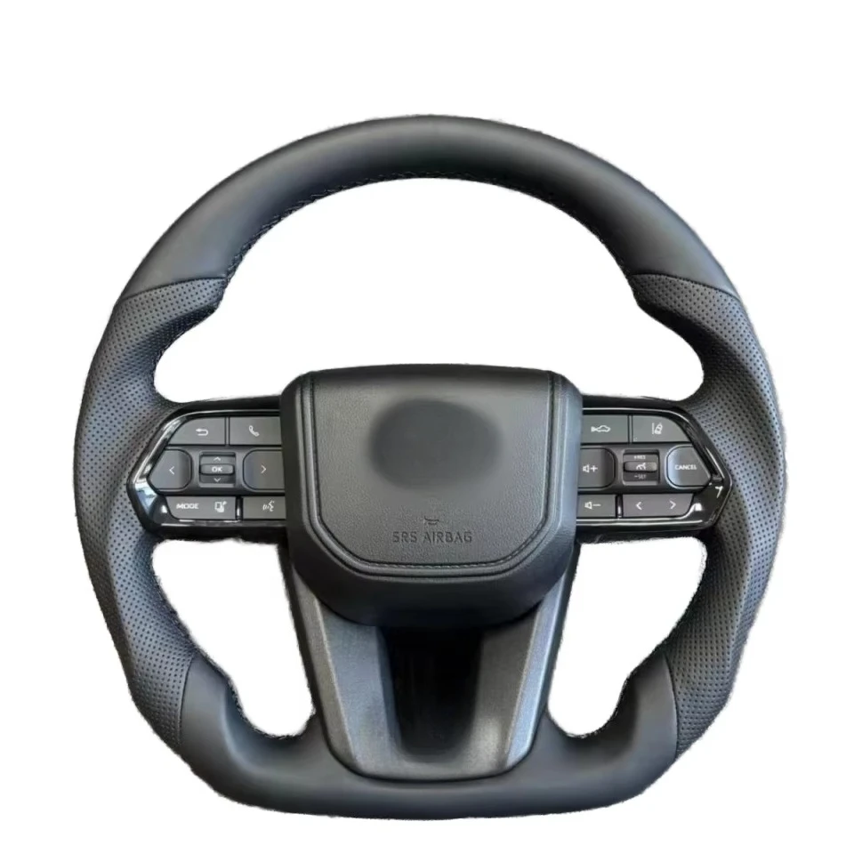 For Toyota Land Cruiser Lc200 Lc76 Lc79 Lc7O Prado 2003-2021upgrade Lc300 GR Style Black Button Sport GR Steering Wheel