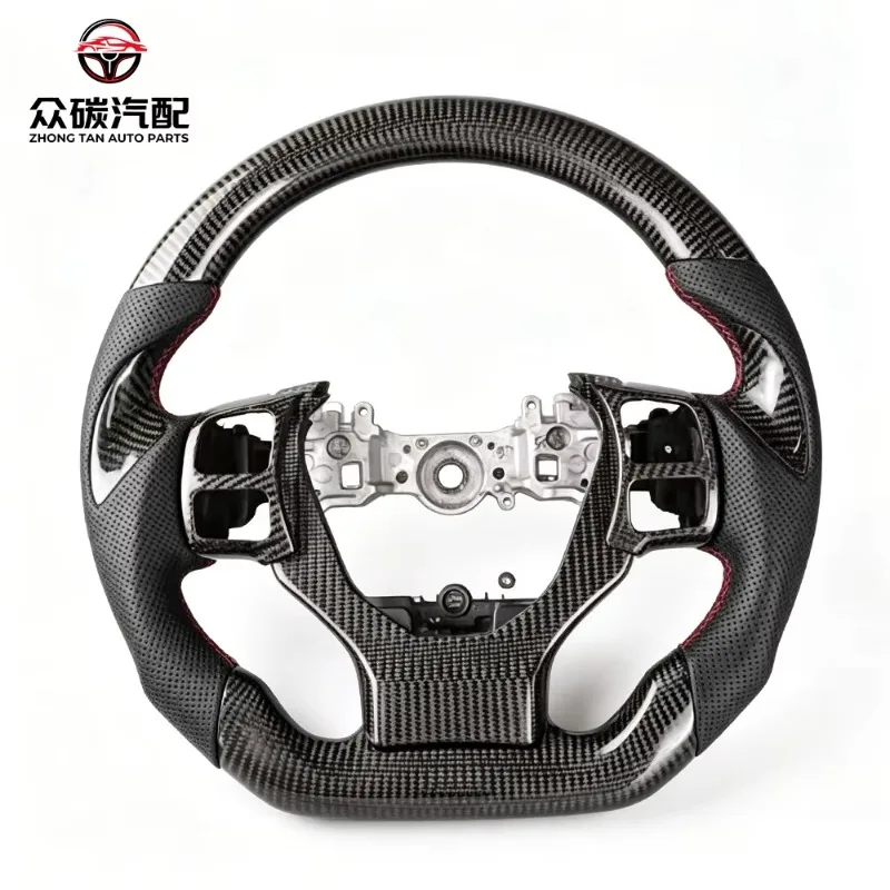 Forged Carbon Fiber Steering Wheel LED Rotation Display Custom Car Accessory for Lexus IS250 ES300 GS350 NX GX