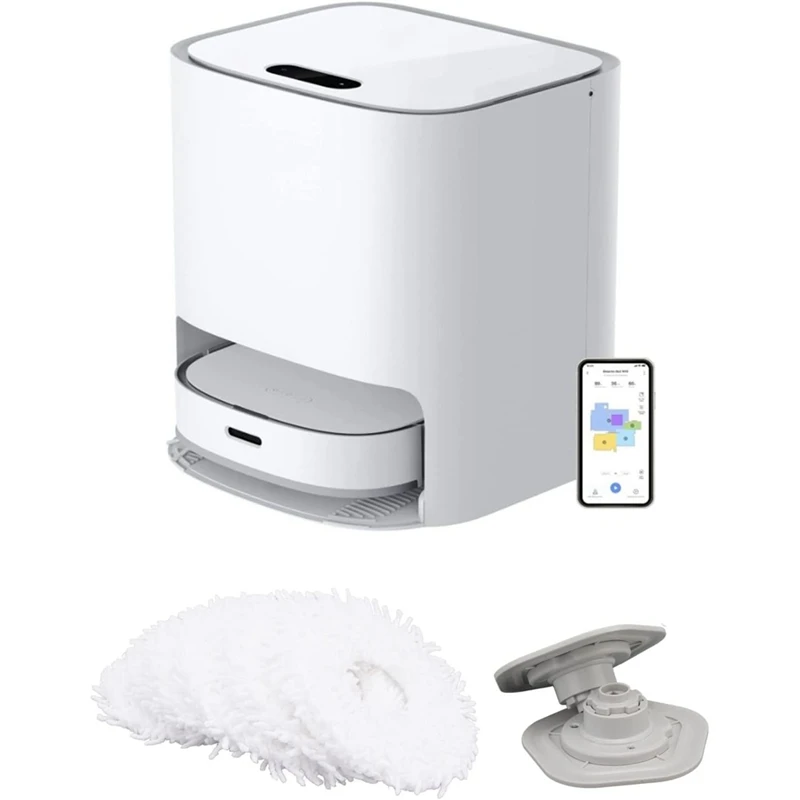 Mop Pano para Aspirador, Esfregando Almofadas de Substituição, Suporte para Dreame Bot W10, W10 Pro, Robô Varrendo, Peças De Reposição