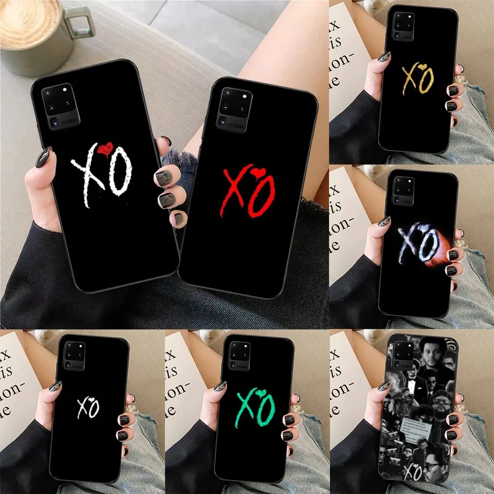 Weekend XO Mobile Cell Phone Case for Samsung Galaxy S23 S22 S21 S10 S9 S8 Plus Ultra Black Soft Phone Cover Funda