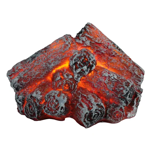 Luz de llama de fuego Artificial A01F-LED, luz de chimenea sin llama, chimenea LED con llama realista de leña fácil de usar