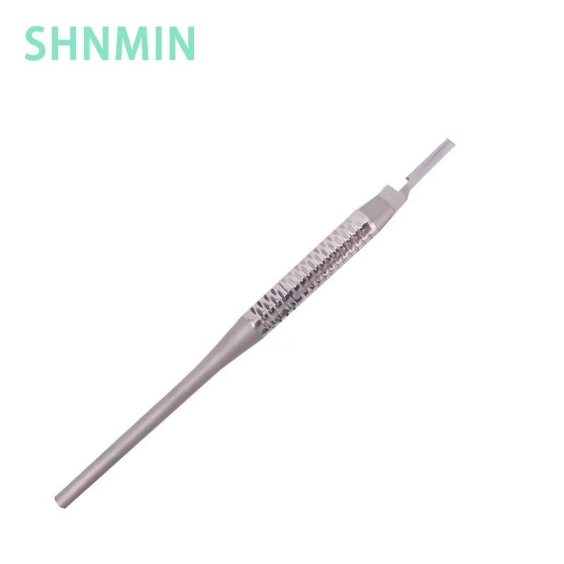 Adjustable 180° Dental Medical Surgical Instruments Handle Stainless Steel Dental Scalpel Rotatable Scalpel No.3 Large Handle