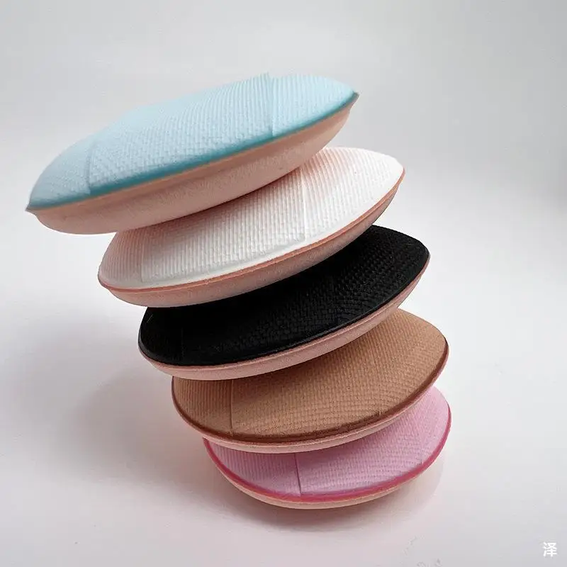 100 pçs/lote mini dedo puff fundação pequena almofada de ar em pó esponja rosto corretivo bb creme aplicador ferramentas maquiagem atacado