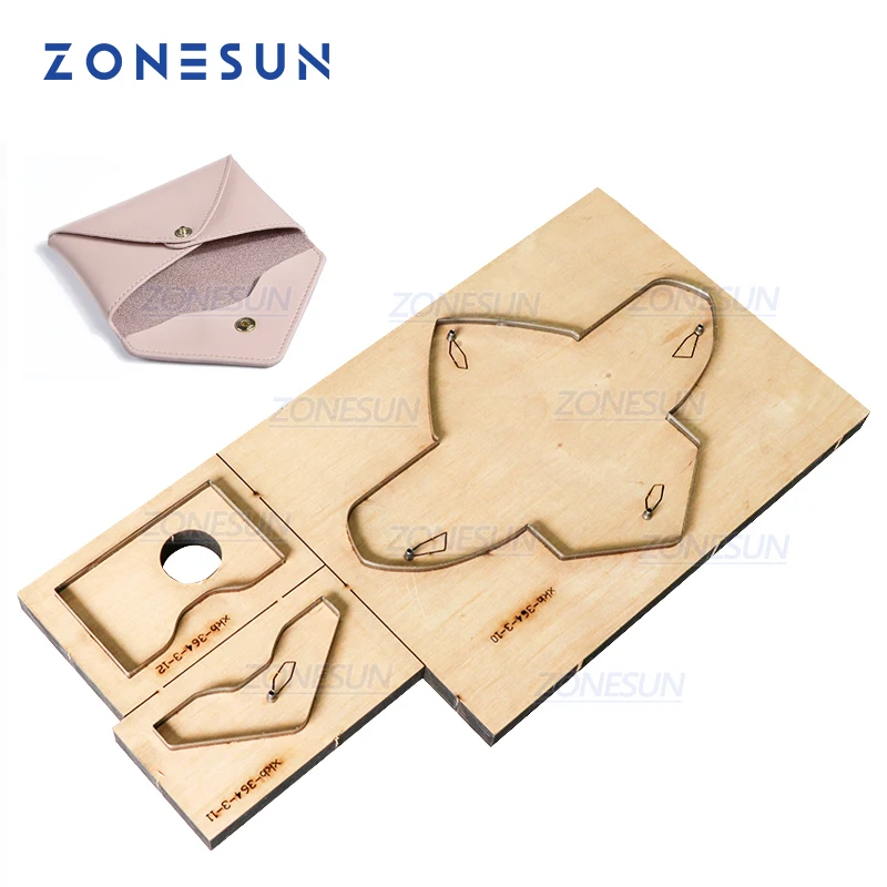 

ZONESUN Credit Card Holder Coin Purse Custom Cutting Die Handicraft Tool Cutter Mold Diy Paper Wallet