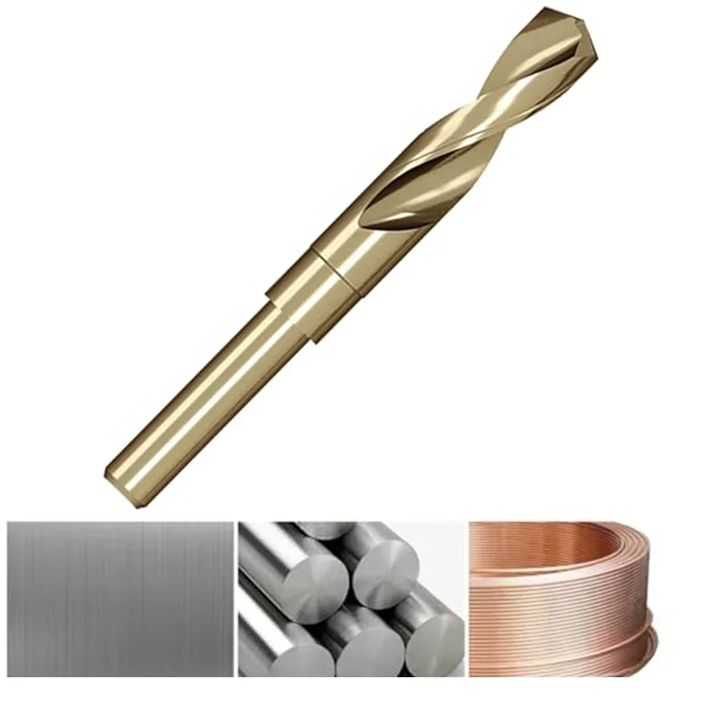 Punta da trapano HSS da 1 pezzo punta da trapano con gambo ridotto da 18mm per legno metallico, alluminio, ecc. per parti di utensili elettrici di lavorazione professionale