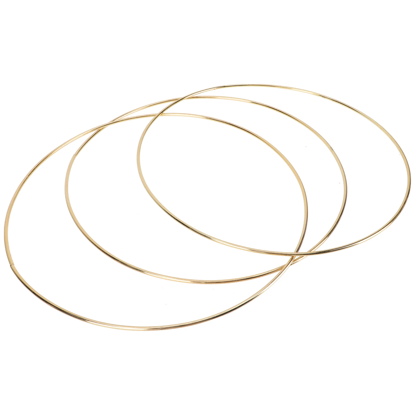 

3 Pcs Iron Ring Wreath Rings Frame for DIY Flower Garland Hoop Decor Loops Wire Making Wreaths