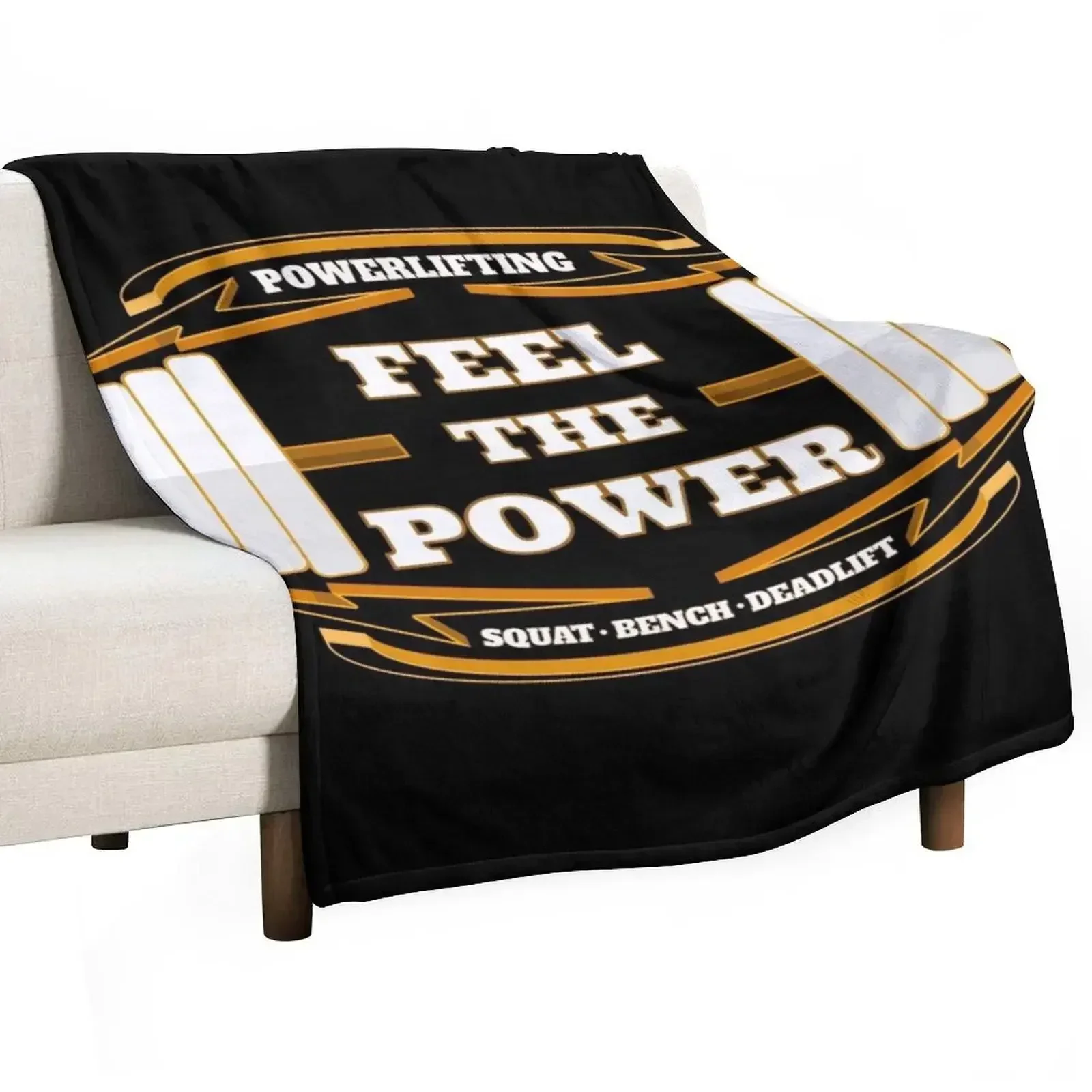 Powerlifting Power Deadlift Throw Blanket Thermals For Travel Picnic Luxury Brand Blankets