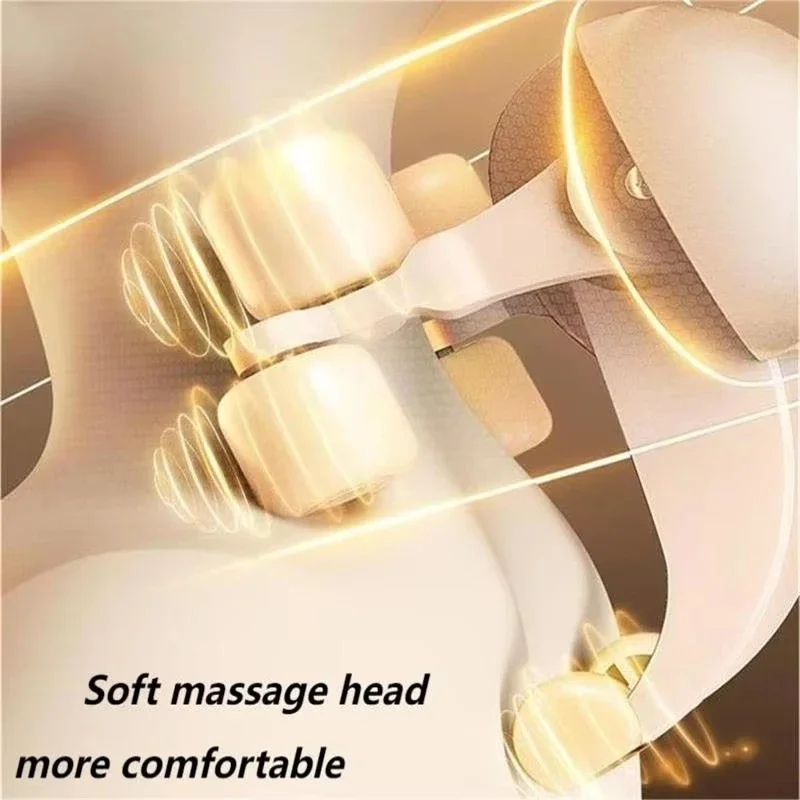Factory Price Convenient Portable Neck Shoulder Pain Relief Massager Heating Kneading Back Shoulder Relaxing Massager