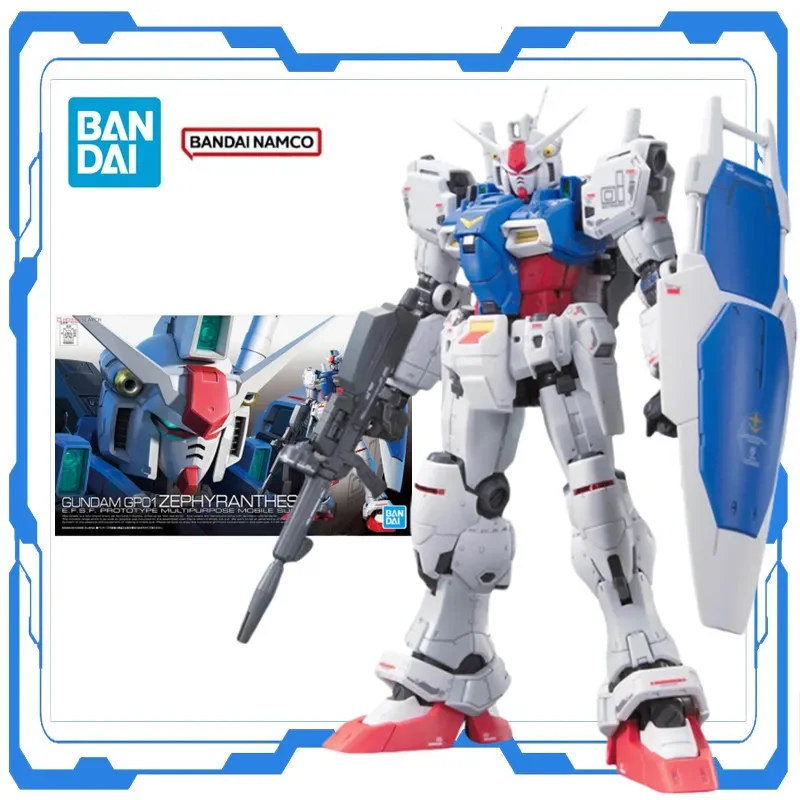 

Bandai Gundam Anime RG 1/144 RX-78 GP01 Gundam Zephyranthes Model Kit Anime Fighter Assembly Model Anime Action Figure Toy Gift
