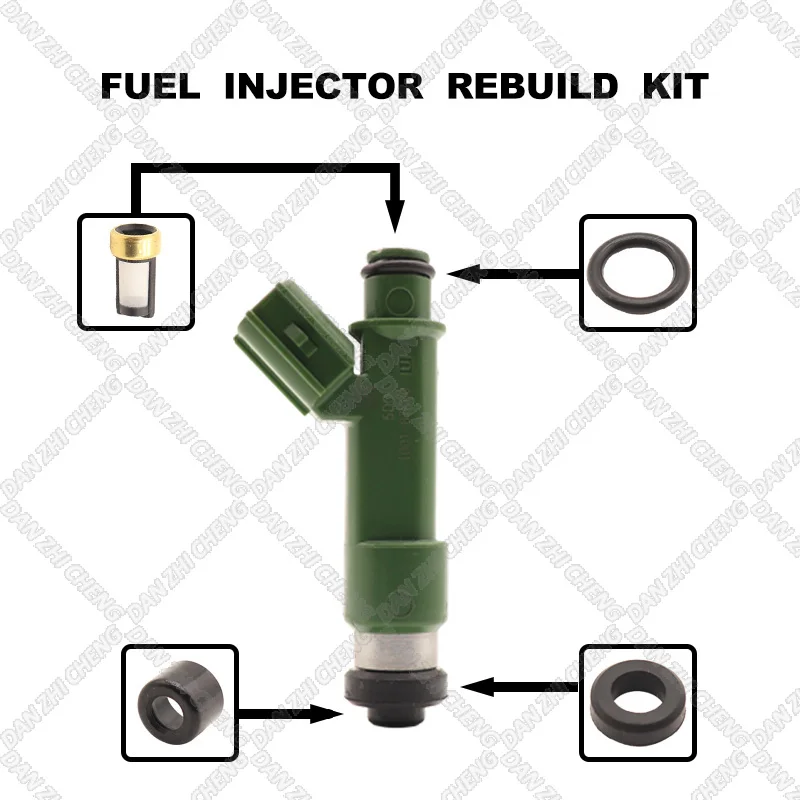 

Fuel Injectors Seals O-Ring Repair Filters for Toyota 3RZFE HILUX PRADO 2.7 Turbo 1001-87k80 1001-87k81