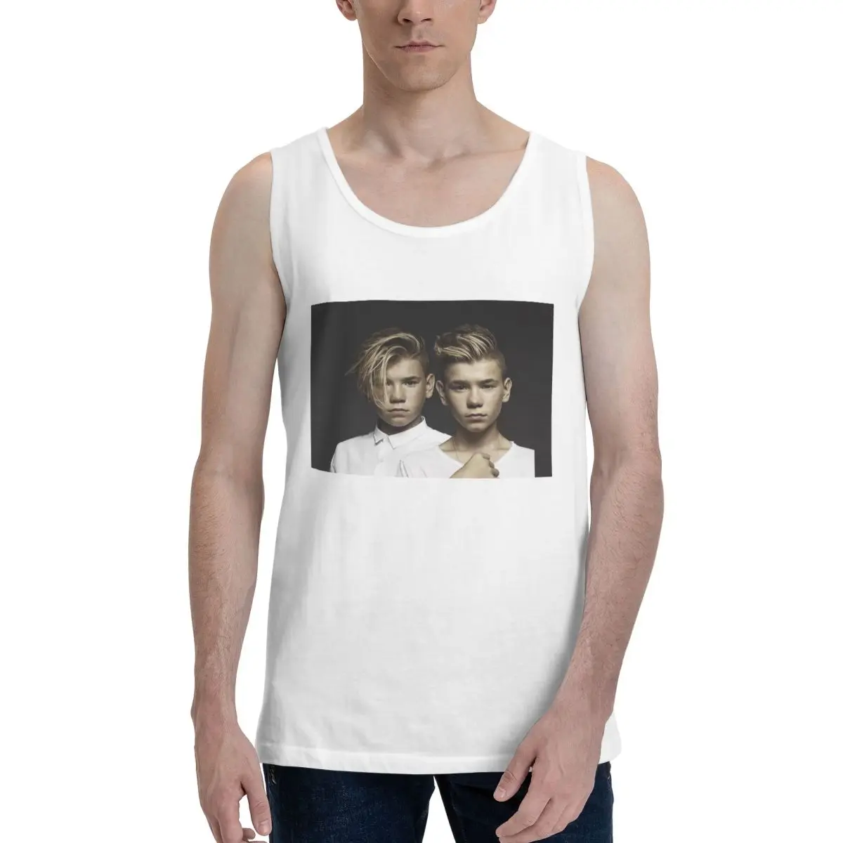 Marcus And Martinus Sweden Norway Eurovision Sudadera 100% de algodón para hombre, chaleco, ropa sin mangas, camisetas, camisetas sin mangas para hombre