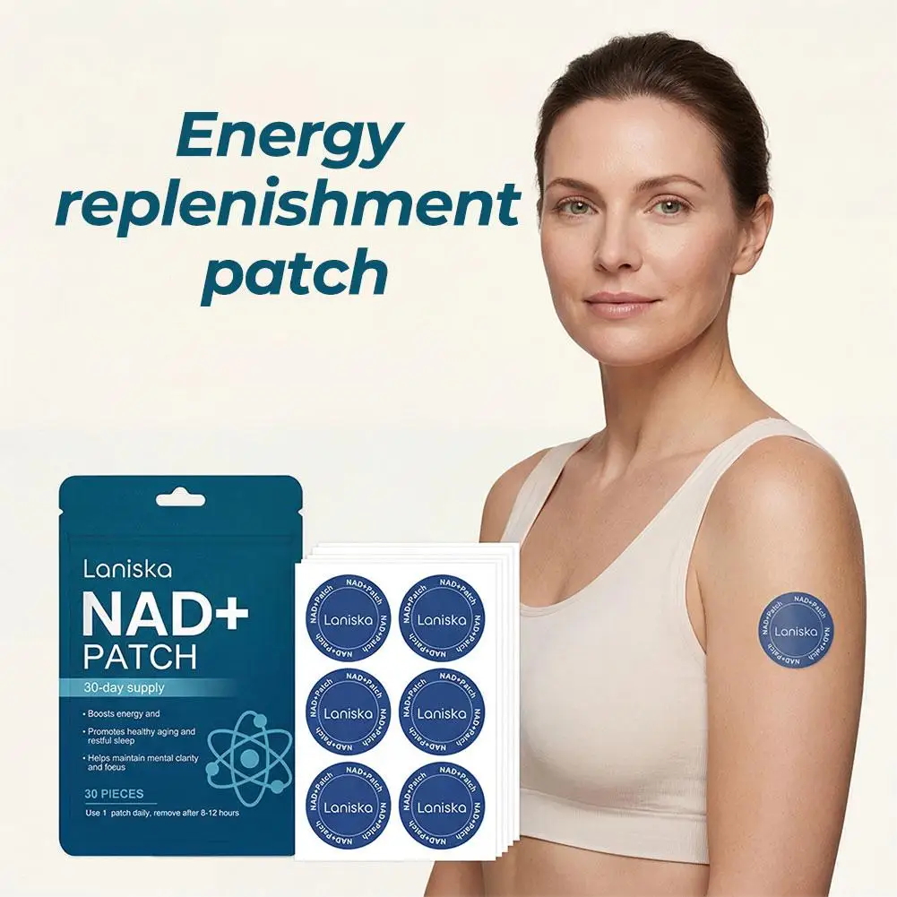 1/3/5bag 30pieces Energy Supplement NAD+ Patch Improves Vitality Sleep Quality Mental Concentration Relieves Fatigue Body Patch