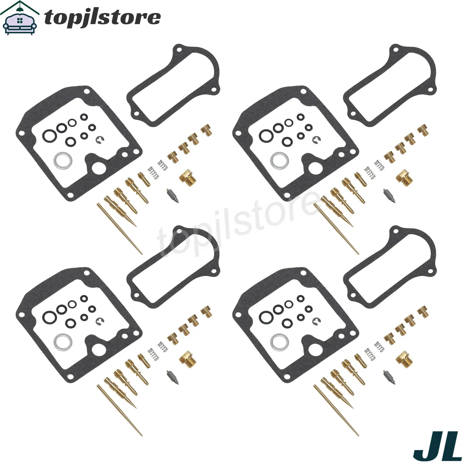 

4 комплекта для Kawasaki KZ650 B/C/D 1977-1978 комплект для ремонта карбюратора