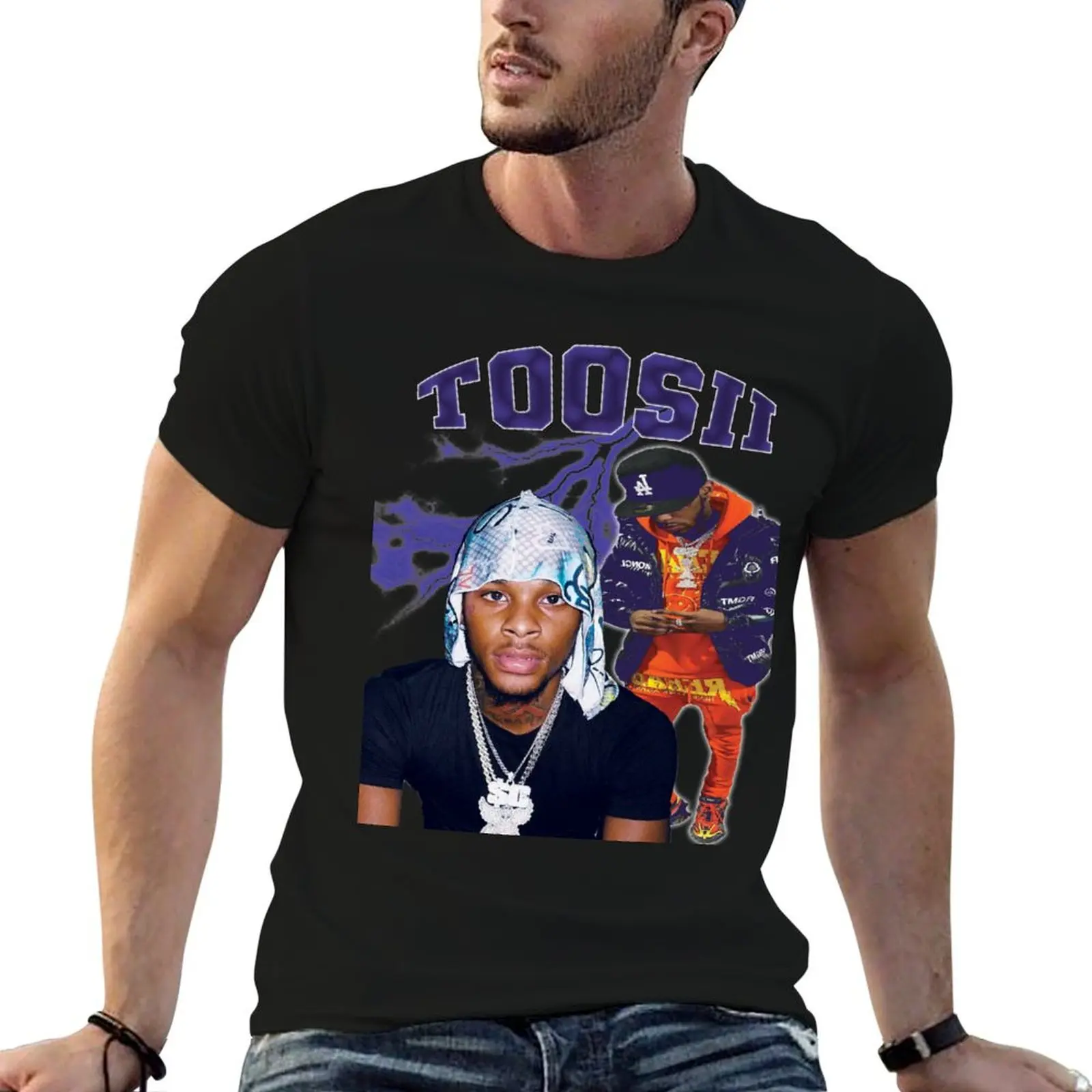 Toosii rap T-Shirt quick drying anime figures mens graphic t-shirts anime