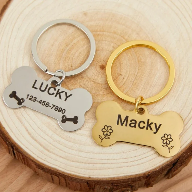 Customized Hand Stamped Dog Tag Personalized Pet Id Tag with Engraved Name Waterproof and Durable for Outdoor Adventures