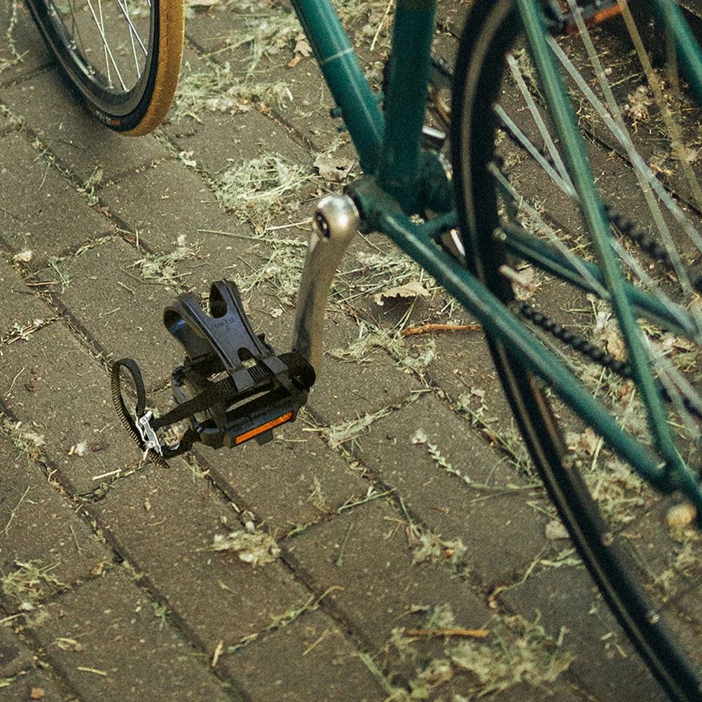 

2Pcs Cycling Footrest Straps Adjustable Bike Toe Straps Thickened Long Pedal Belts for Gym Training Dynamic Exercise Bike