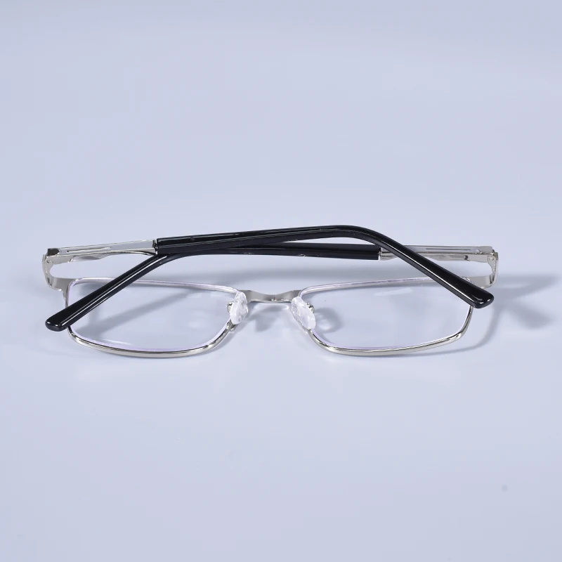 Männer Blau licht blockieren Lesebrille für Männer Metall Rahmen Magazin Leser Übergroßen Frühling Scharnier Rahmen Doppel Farbe + 125 + 175 + 22 – Detail 11