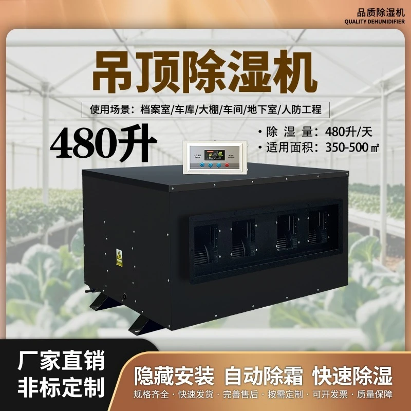 Wall mounted ceiling dehumidifier dehumidifier 480L commercial