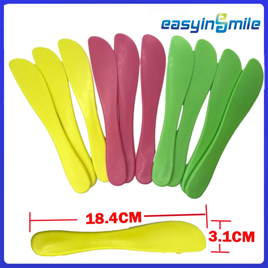 Dental Alginate Mixing Plaster Spatula Knife Plastic Dental laboratory Gypsum Spatula Impression Material Dentist Tools