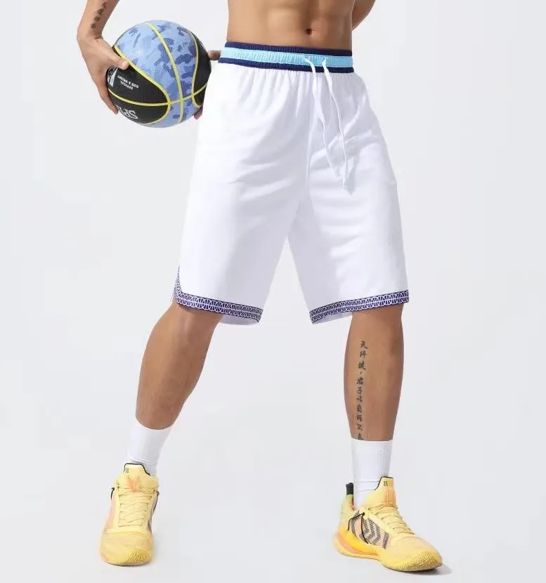 Pantalones cortos de baloncesto para hombre, Shorts cómodos de secado rápido para deportes al aire libre, gimnasio, tela de alta calidad, novedad de 2024