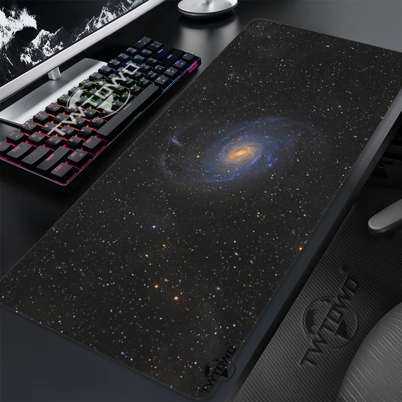 Space Starry Sky Mouse Pad Gamer printon demand Home New Computer Mousepad XXL Desk Mats Carpet Non-Slip Soft Table Mat