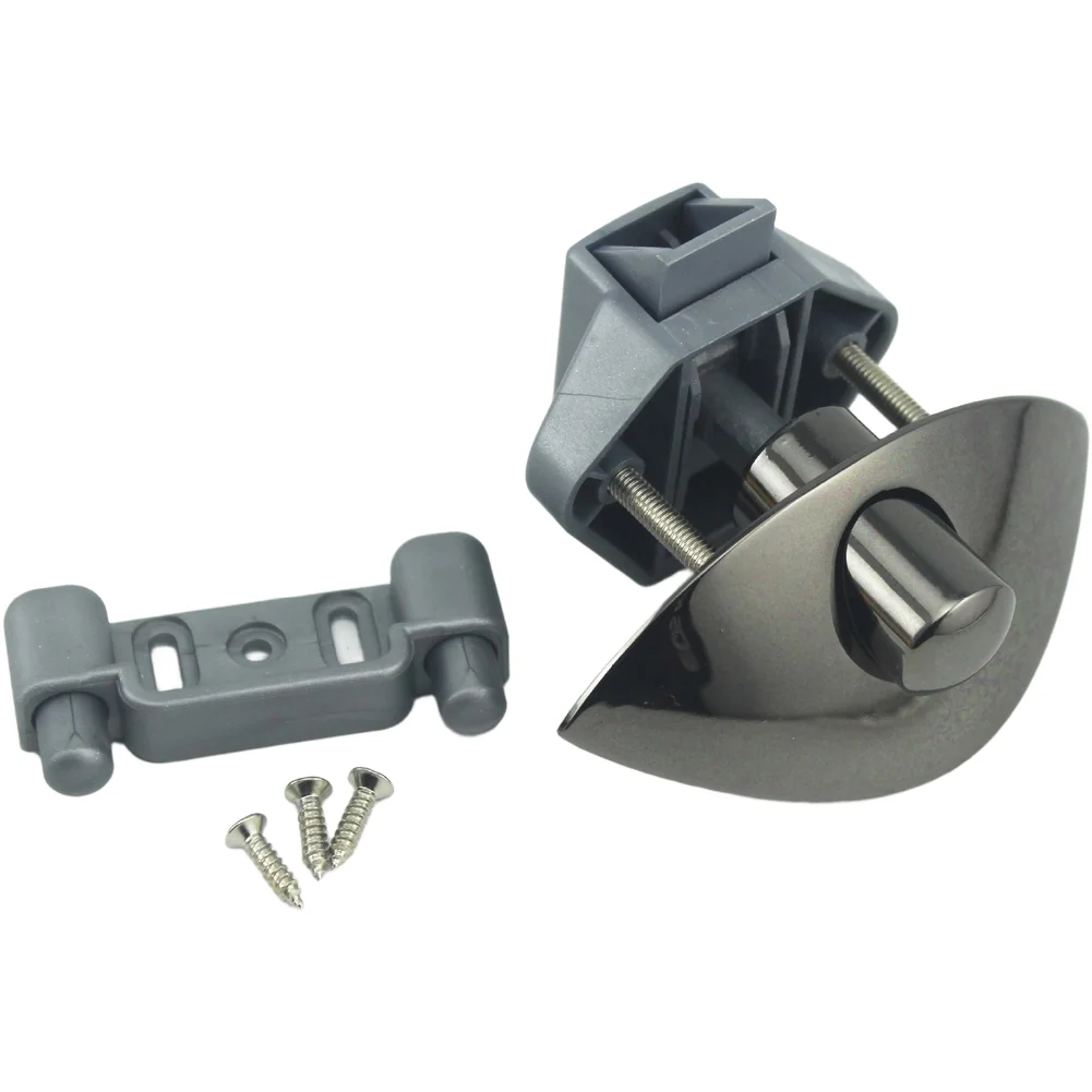RV Marine Lock Zinc Alloy for Drawers Cabinets Boats Cars Child Furniture 8 8 5cm Low Profile Handle Chrome Black Gold Nickel