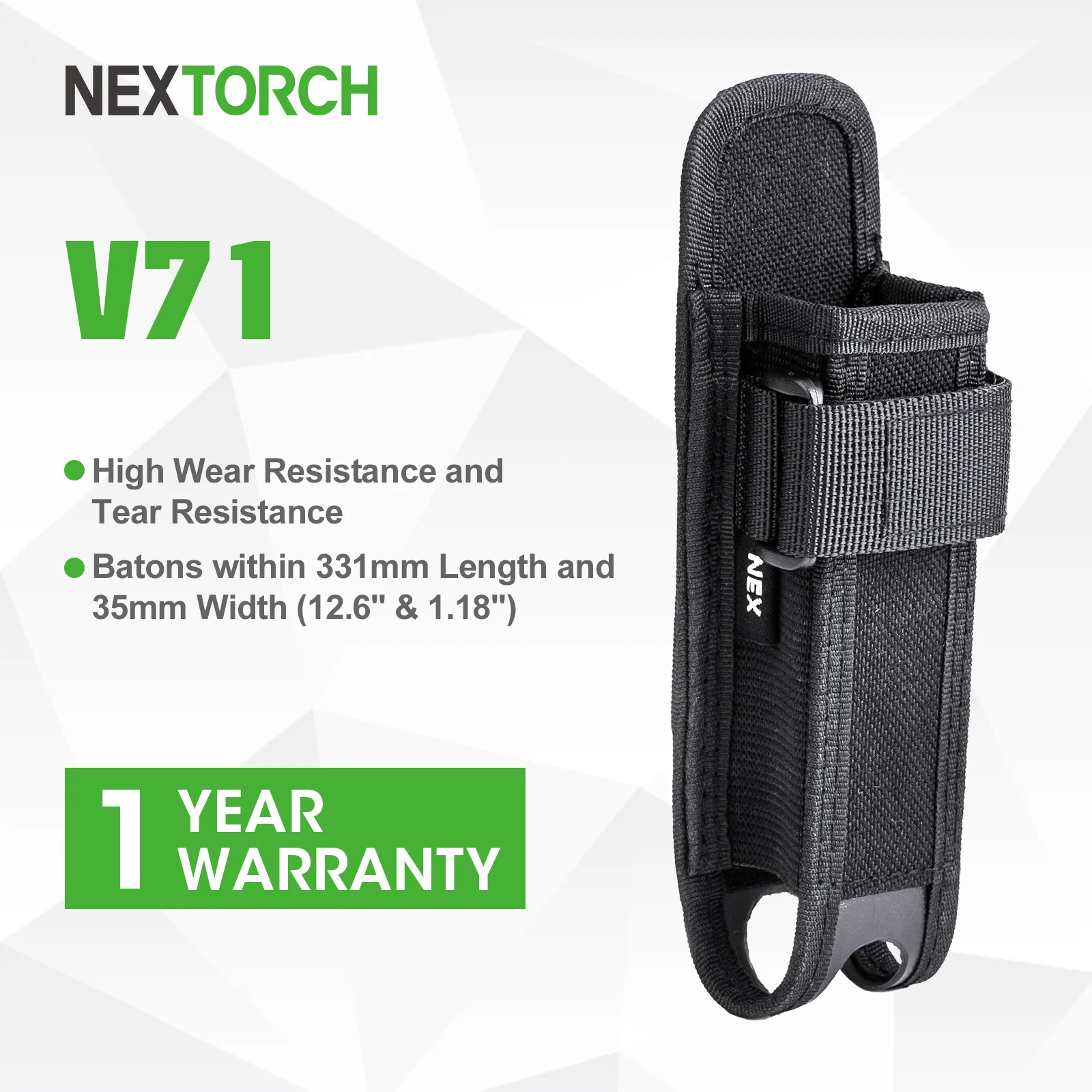 NEXTORCH v71funda de nailon para bastón portátil