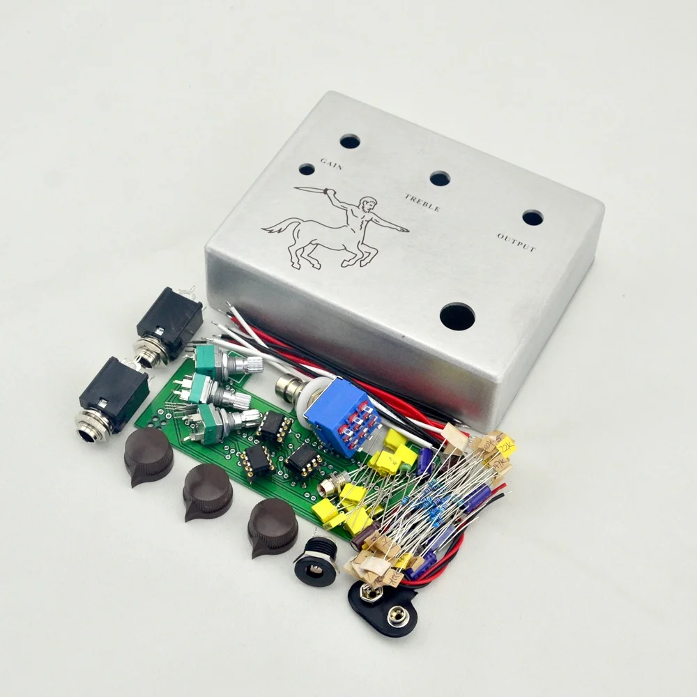 New DIY Klon Overdrive Pedal Kit With 1590bb Diecast Aluminum Enclosure