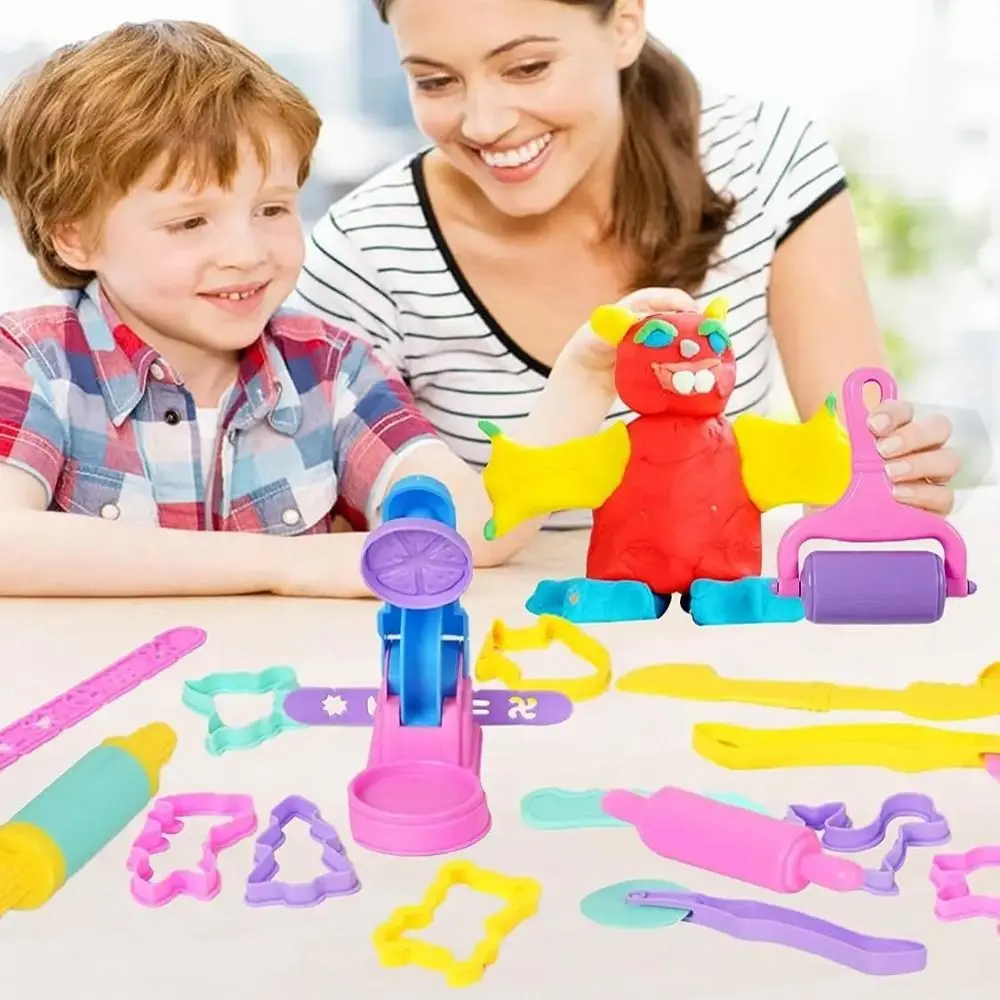 3D fai da te plastilina stampo plastica Noodle Maker modellazione accessori in argilla forma animale giocattoli educativi gioca Kit di strumenti per pasta bambini