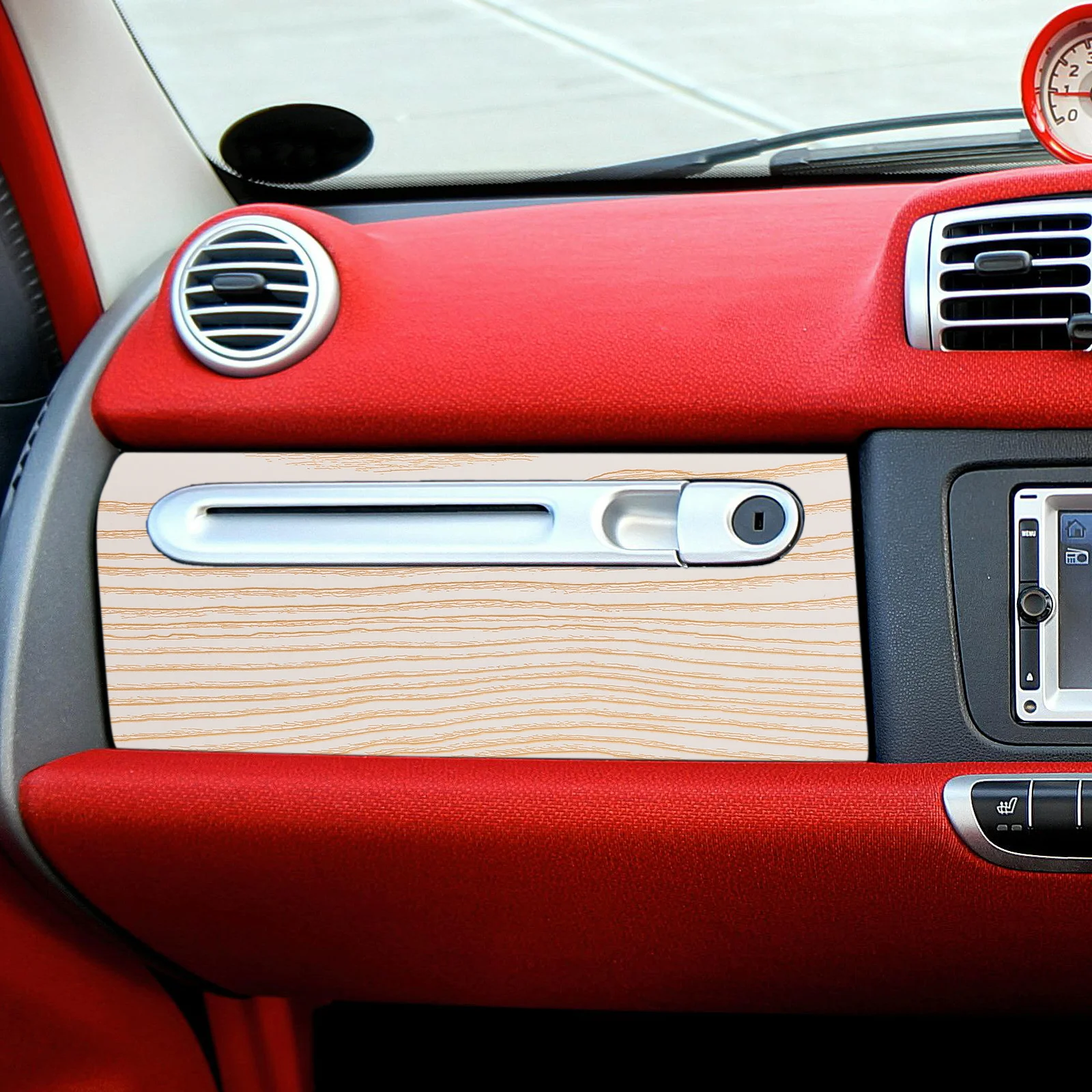 

Car Interior Wood Grain Wrap Film Decal Easy Installation DIY Decorative Sticker Glossy Finish Elegant Design Various Models