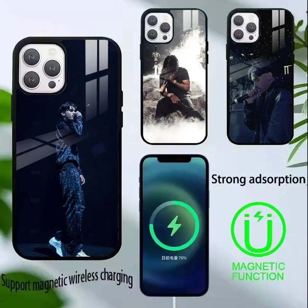 

Rapper R-RNBOI Phone Case For iPhone17,16,15,14,13,12,11 Plus,Pro Allows magnetic wireless charging