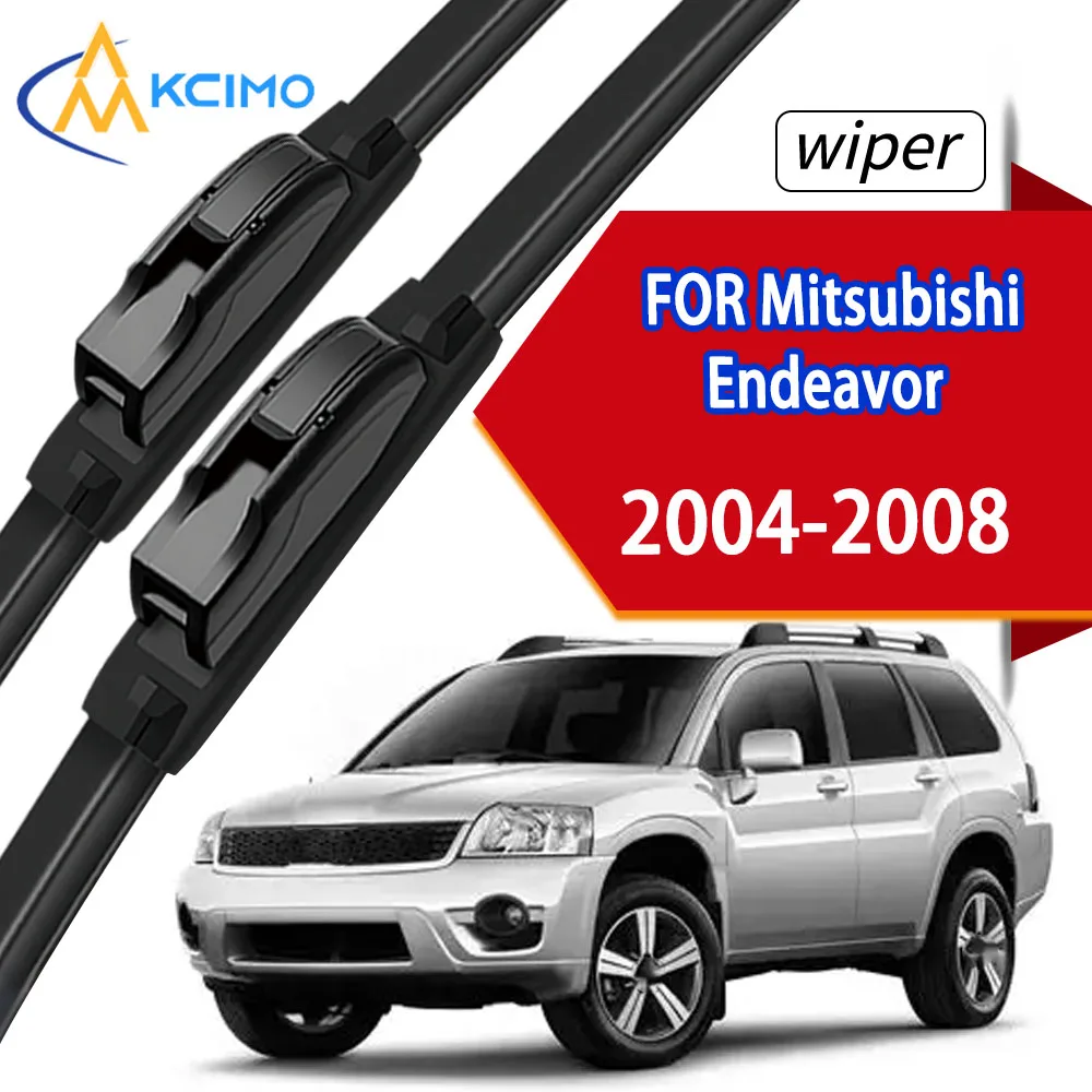 

2Pcs Front Wiper Blades For Mitsubishi Endeavor 2004-2008 Quality Durable Rubber Windscreen Wipers