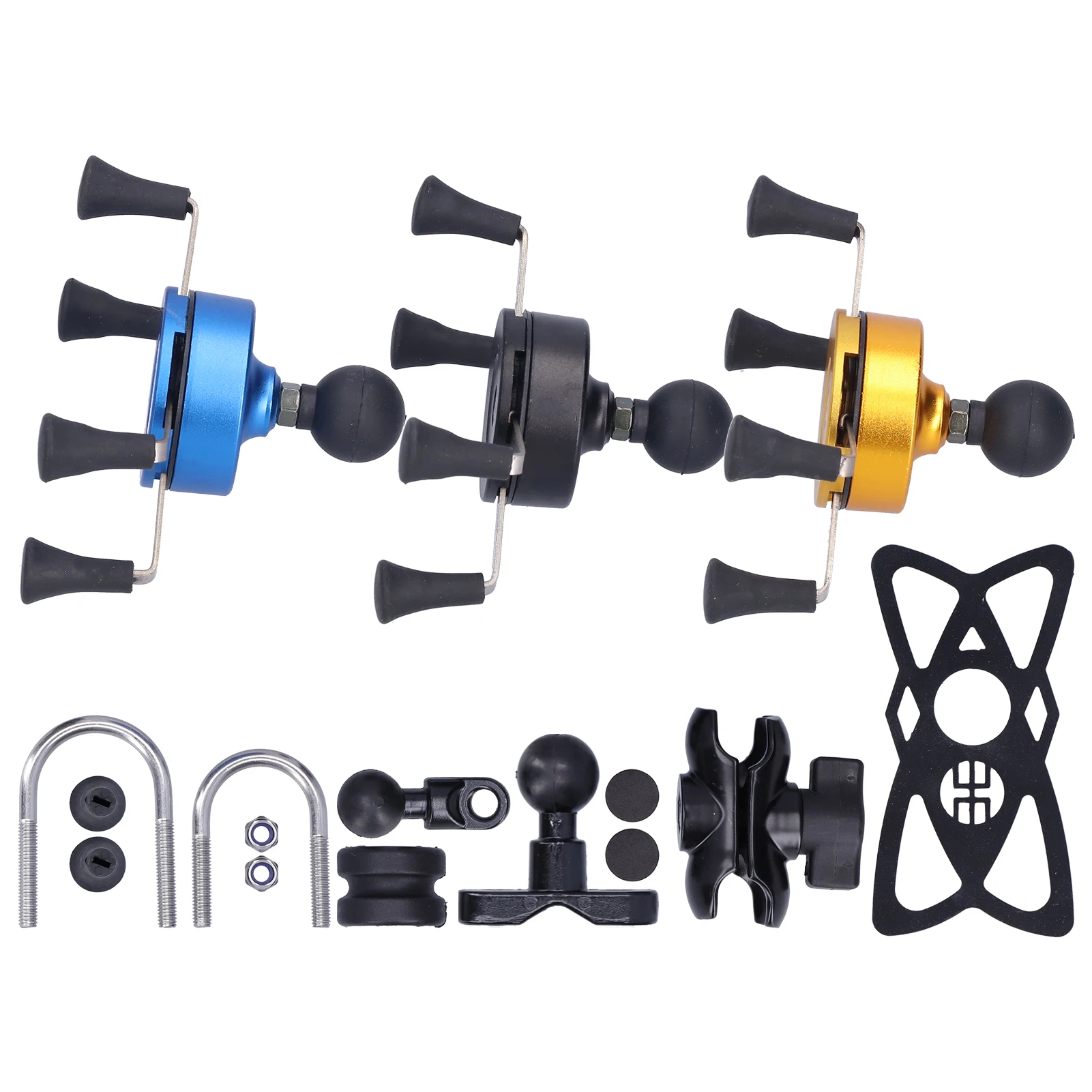 تعديل مقود حامل الهاتف المحمول مع 13 ملحقًا لـ 7 8 SE X XS Xr حامل هاتف X شكل حامل هاتف #6