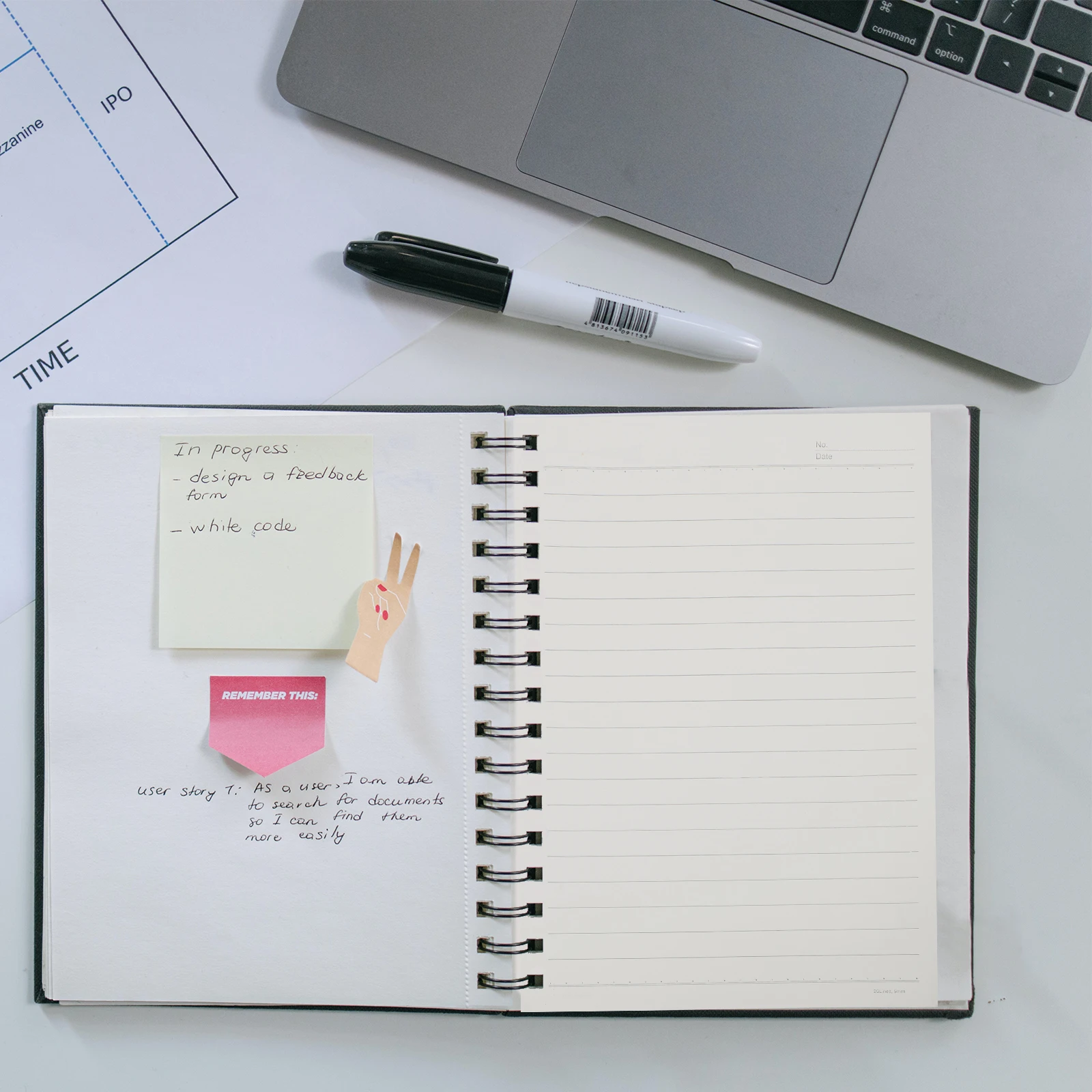 150Pcs A5 Loose-Leaf Replacement Tasteless Thick Hard Suitable for Writing Notes Planning A5 Loose-Leaf Paper