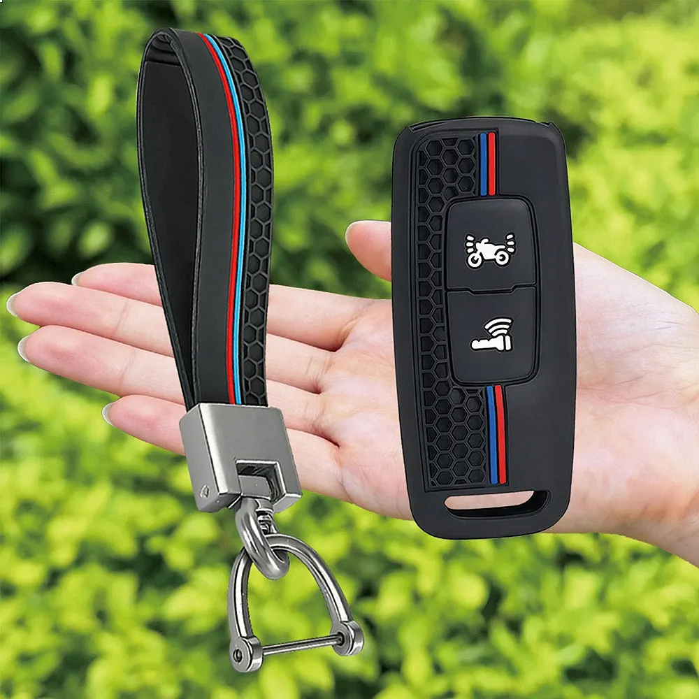 New Keychain Motorcycle Silicone Key Case Cover for Honda ADV 150 PCX 125 Switch ADV Wrench 350 PCX160 VISION SH350 Accessories